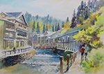 Travelling in Ginzan Onsen in Spring